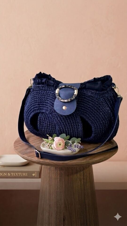 Kadın El Örgüsü Çanta