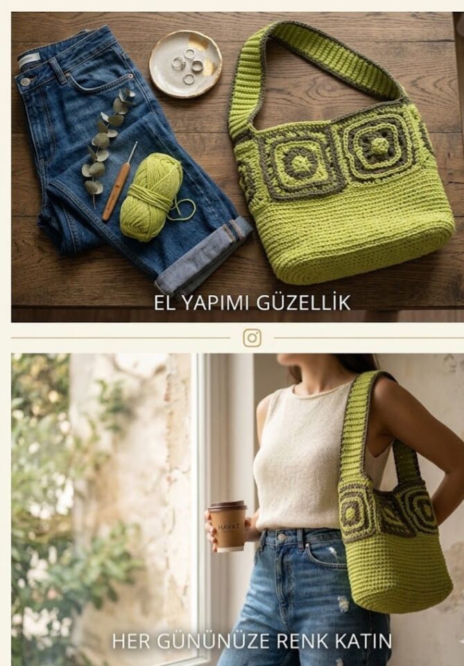 El Örgüsü Çanta